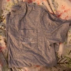 Gray Vineyard Vine Pocket Tee